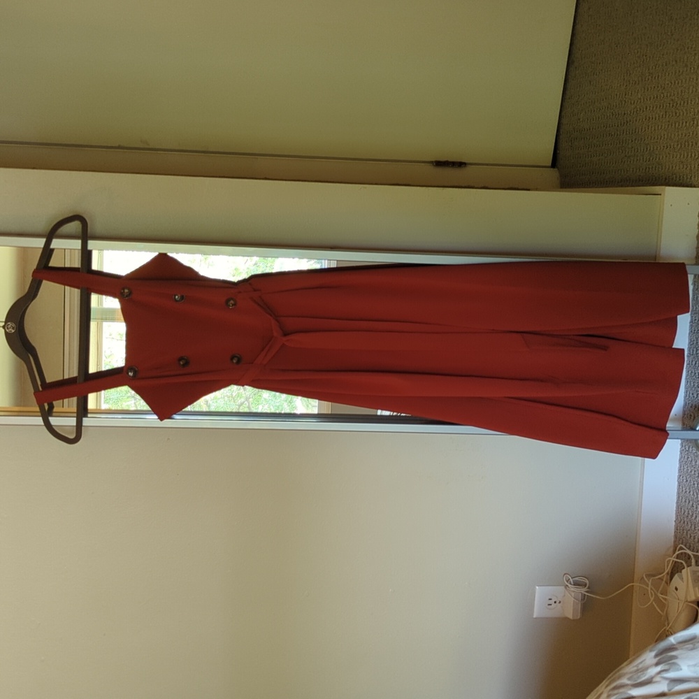 Rust jumpsuit